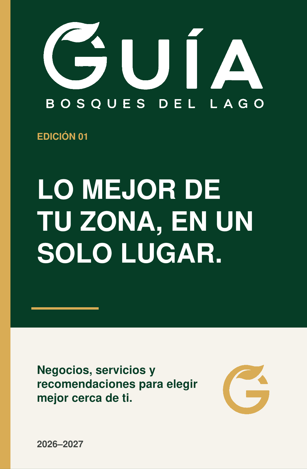 Portada de Guía Bosques del Lago, edición 01